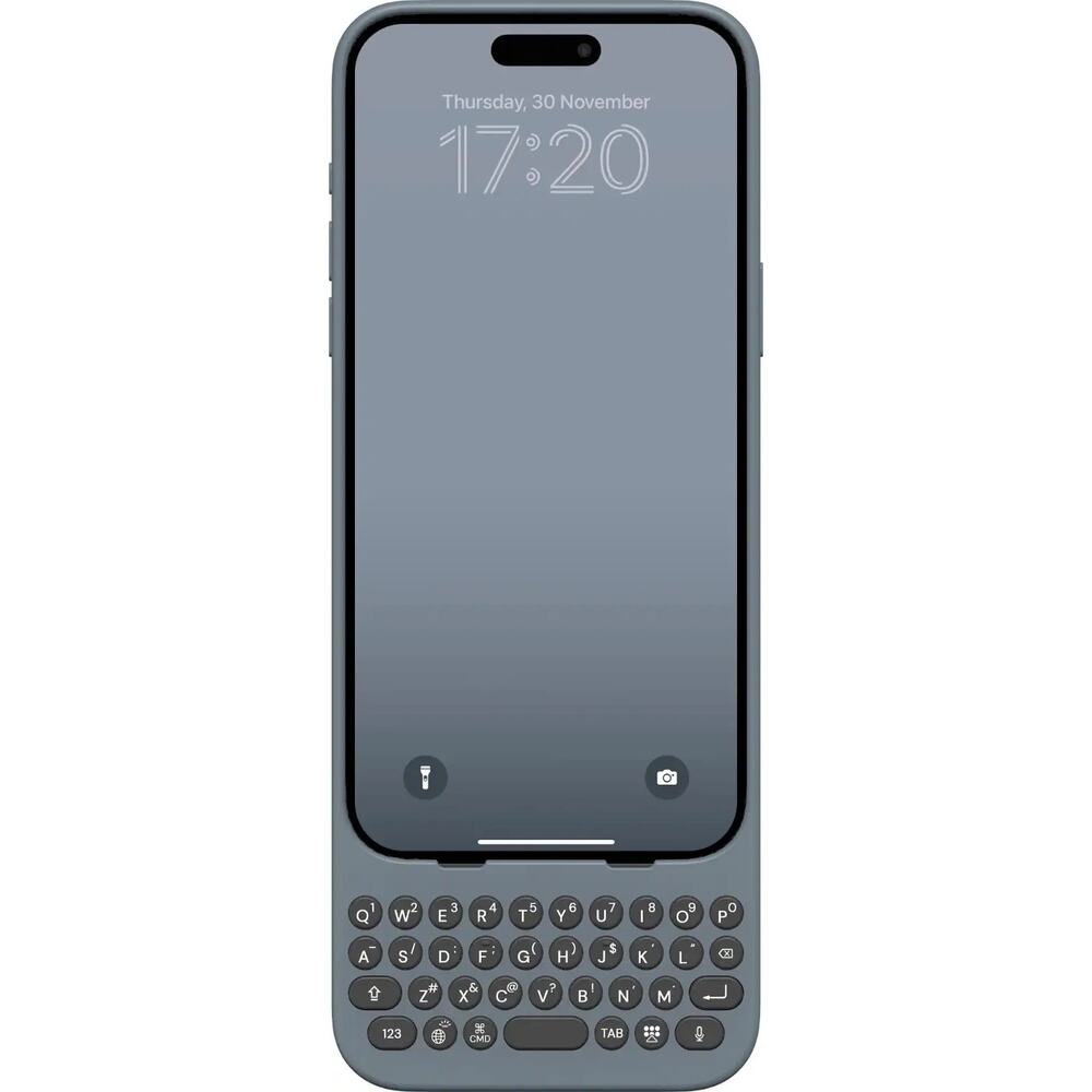 Clicks Keyboard Case iPhone 15 Pro Max Premium Typing Experience - London Sky